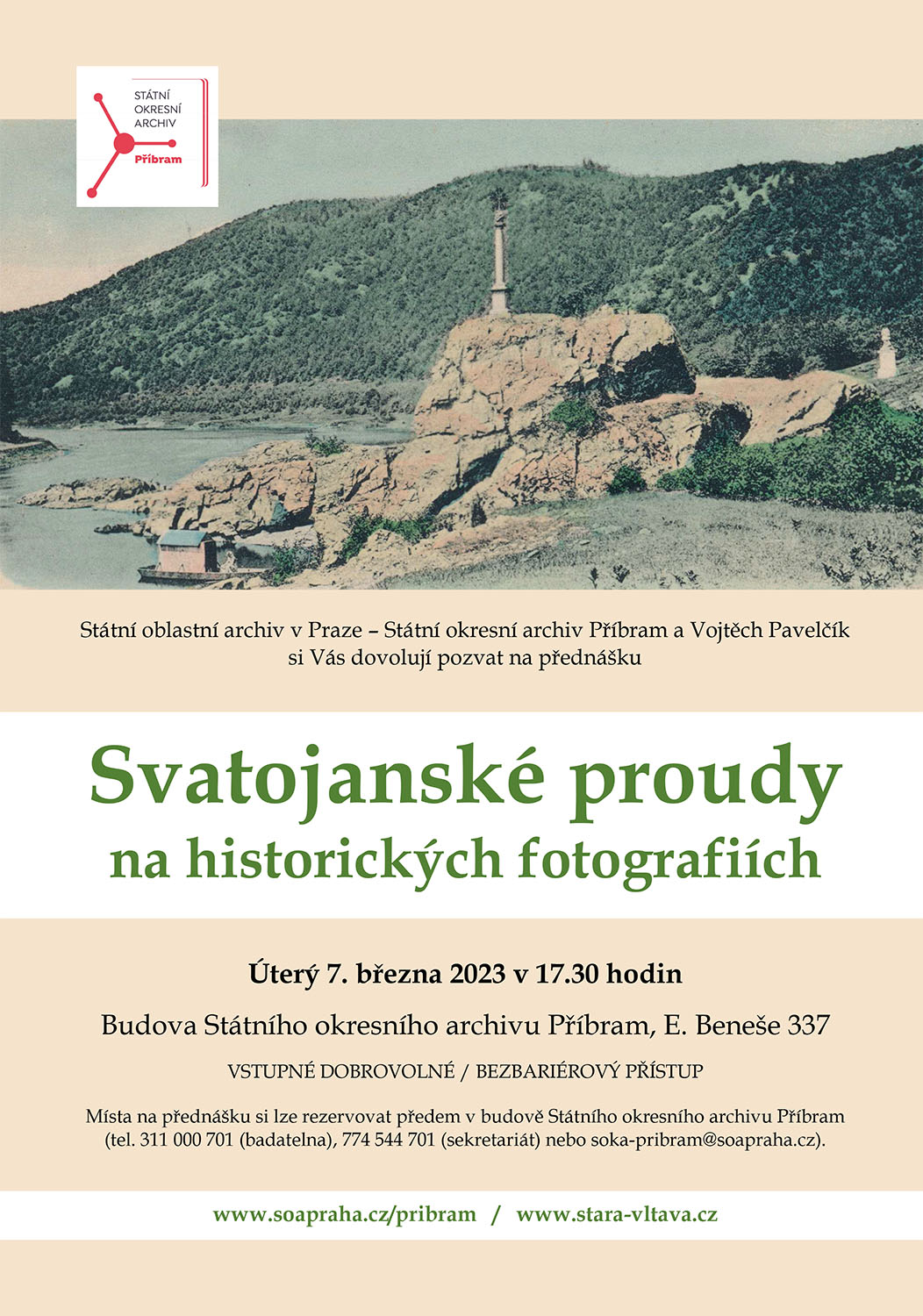 Svatojánské proudy na historických fotografiích / přednáška / SOKA Příbram