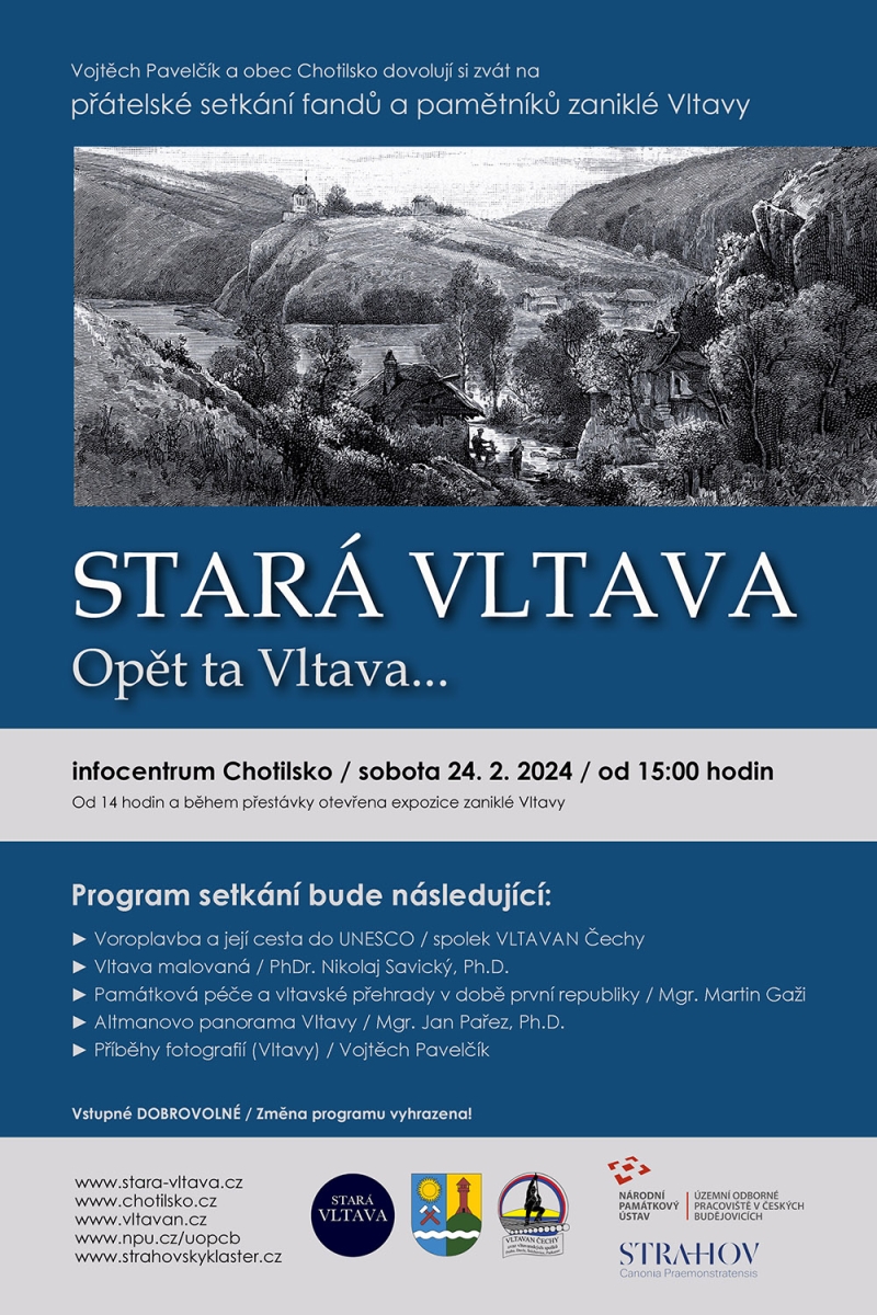 Stará Vltava / přednáška / IC Chotilsko